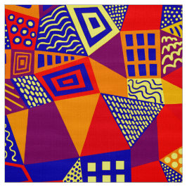 Segmentierte Abstrakt 070717 - Farben 01 Stoff