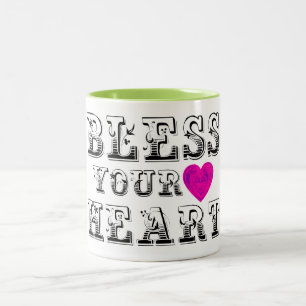 Segnen Sie Ihr Herz Zweifarbige Tasse