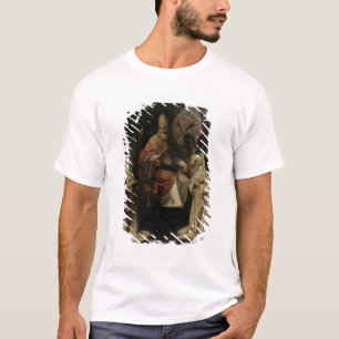 Segnende Carmelite Nonnen Papst-Clement VIII (Öl T-Shirt