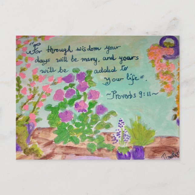 Segnung Postkarte (Vorderseite)