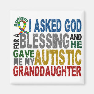 Segnung von von 5 ENKELIN Autismus-T - Shirts u. Magnet