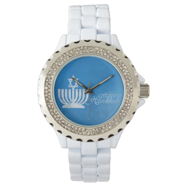 Segnungen der Menorah Armbanduhr (Vorderseite)