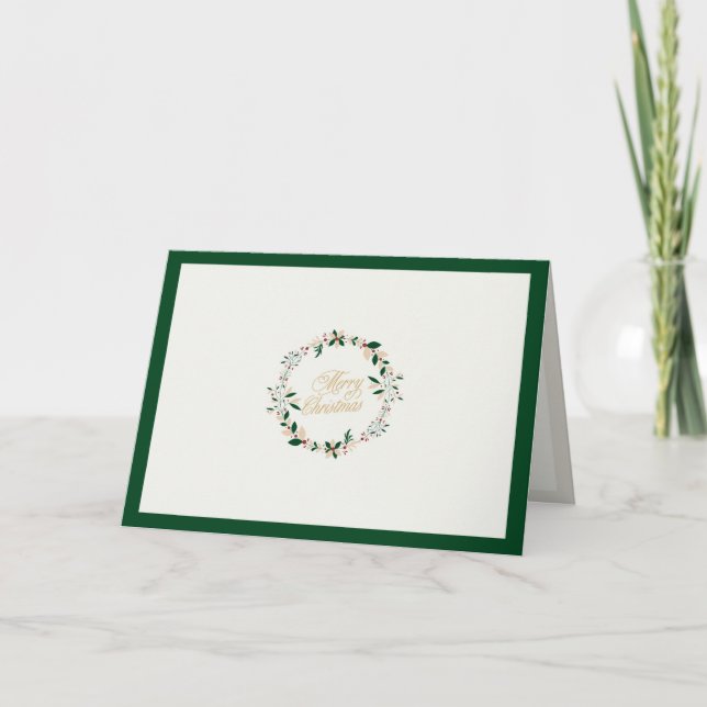 Segnungen Feiertagskarte (Vorderseite)