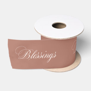 Segnungen Mocha Brown Color B17868 Satin Ribbon Satinband