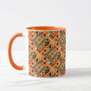 Segnungen Reichlich Immer Herbst Design Tasse