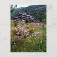 Segnungen von oben/Tempel des tibetischen Buddhism
