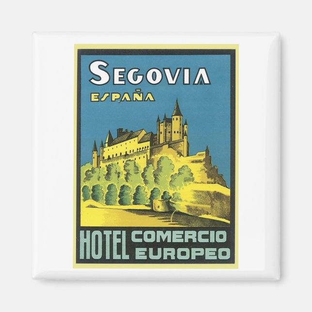 Segovia Espana Hotel Comercio Europeo Magnet (Vorne)