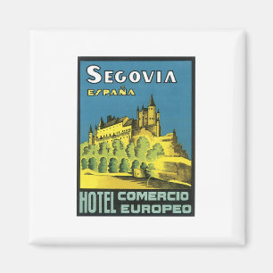 Segovia Spanien Hotel Magnet