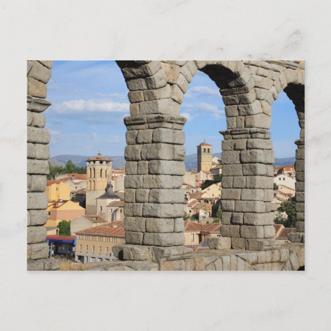 Segovia, Spanien, ist ein UNESCO-Weltkulturerbe Postkarte (Vorderseite)