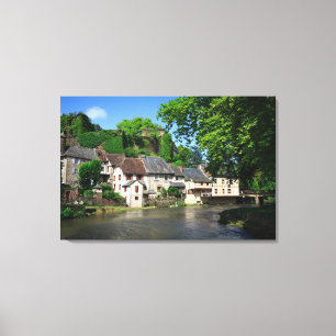 Segur-Le-Chateau im Frankreich-Leinwanddruck Leinwanddruck