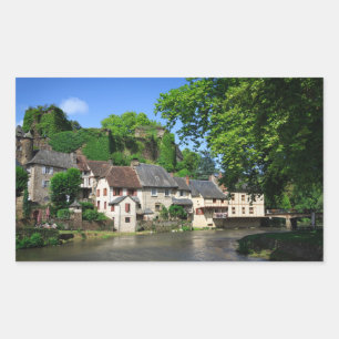 Segur-le-Chateau in Frankreich, rechteckiger Aufkl Aufkleber
