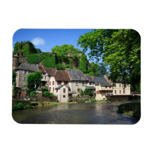 Segur-le-Chateau, rechteckiger Magnet in Frankreic