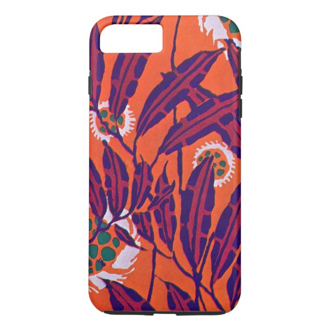 Séguy Art Deco Floral Case-Mate iPhone Hülle (Rückseite)