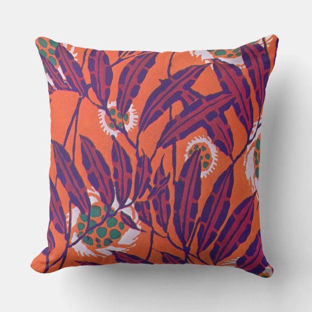 Séguy Art Deco Floral Kissen Für Draußen (Vorderseite)
