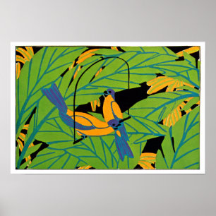 Seguys Kunst-Deko-tropische Vögel Poster