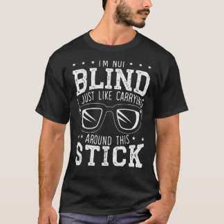 Sehbehinderte Braille Visuelles Blindes Bewusstsei T-Shirt