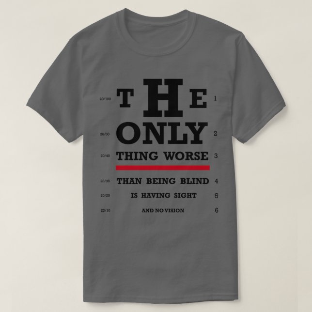 Sehdiagramm T-Shirt (Design vorne)