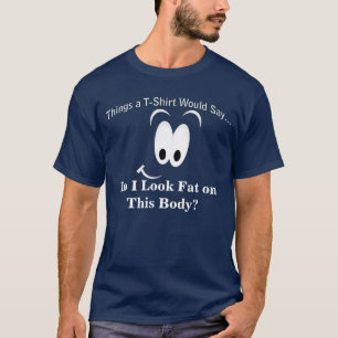 Sehe ich auf diesen dunklen T - Shirt? T-Shirt