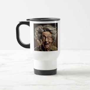Sehe ich aus, als hätte ich meinen Kaffee schon ge Reisebecher
