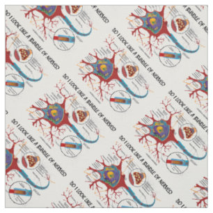 Sehe ich wie ein Bündel Nerven aus? Neuron Synapse Stoff