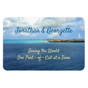 Sehen der WeltStateroom Tür-Markierung Magnet