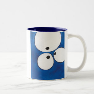 Sehen des Auges, um zu mustern, um zu mustern, Zweifarbige Tasse