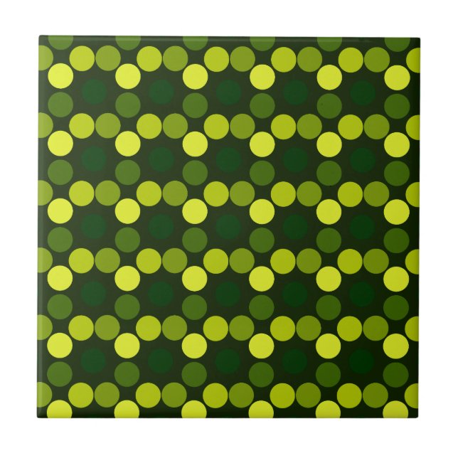 Sehen Dots Lemon Limone Keramik TIle Fliese (Vorderseite)
