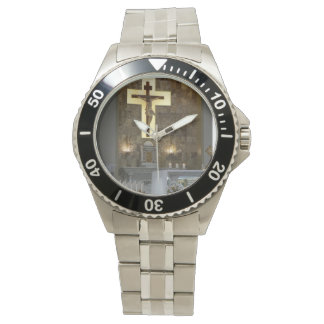 SEHEN - KREUZEN AN DER KIRCHE ARMBANDUHR