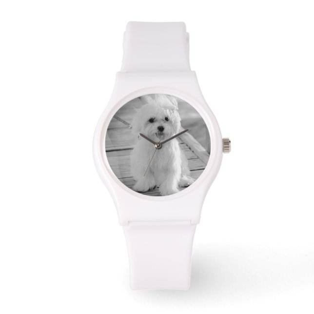 SEHEN MALTESE SONDERGESCHENKE FÜR MALTESISCHE LIEB ARMBANDUHR (Vorderseite)