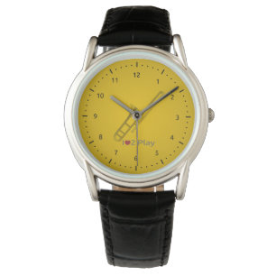Sehen mit Darstellung einer Posaune Armbanduhr