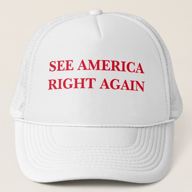 SEHEN SIE AMERIKA-RECHT WIEDER TRUCKERKAPPE (Vorderseite)