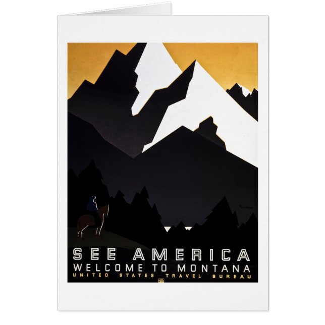Sehen Sie Amerika-Willkommen nach Montana (Vorne)
