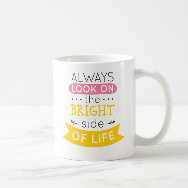 Sehen Sie auf der rechten Seite des Lebens inspiri Kaffeetasse (Rechts)