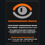 Sehen Sie Augen, die Nachbarschaftsgemeinde sieht  Flyer<br><div class="desc">Sehen Sie sich den Flyer der Werbung der Nachbarschaftsgemeinde durch den Business Card Store an.</div>
