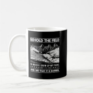Sehen Sie das Feld, in dem ich mein Bauer Feld R z Kaffeetasse