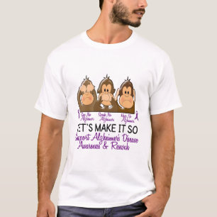 Sehen Sie, dass zu sprechen keine Alzheimers T-Shirt