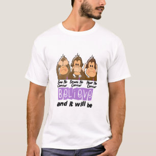 Sehen Sie, dass zu sprechen keinen Krebs 1 hören T-Shirt