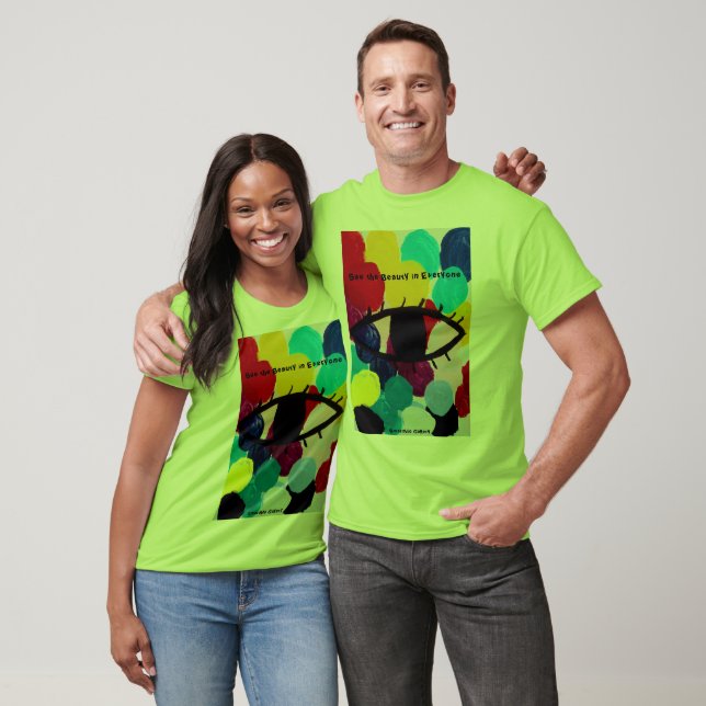 Sehen Sie die Schönheit in jedem Raglan Baseball T T-Shirt (Unisex)