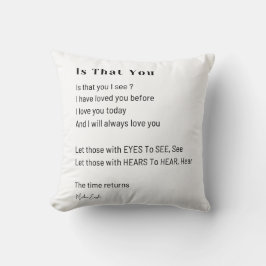 Sehen Sie Gedicht der Liebe? Kissen