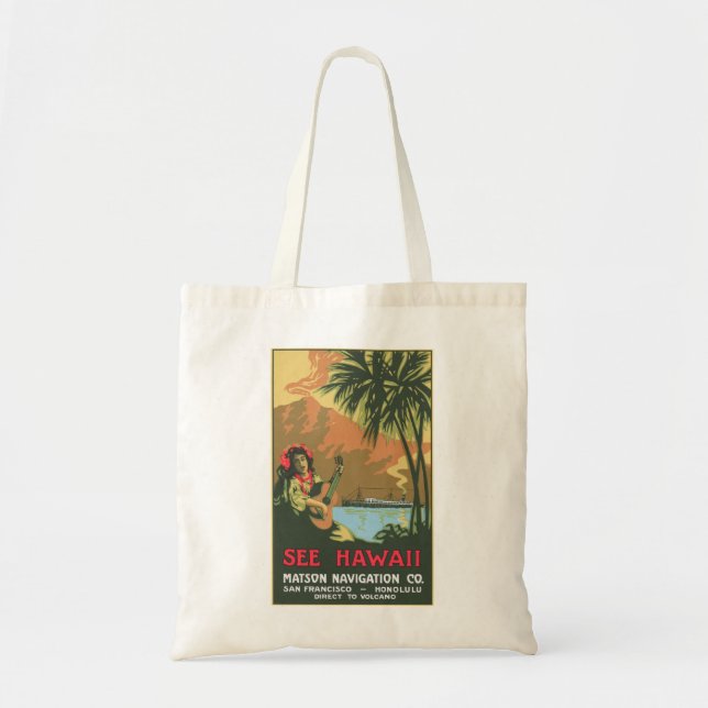 Sehen Sie Hawaii-Taschen-Tasche Tragetasche (Vorne)