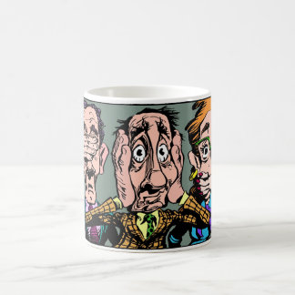 Sehen Sie, hören Sie, sprechen Sie kein Übel Kaffeetasse