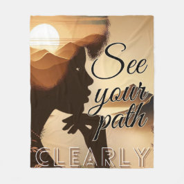 Sehen Sie Ihr Pflaster deutlich Fleecedecke