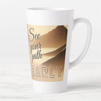 Sehen Sie Ihr Pflaster deutlich Milchtasse