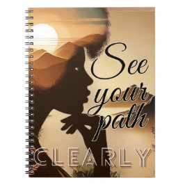 Sehen Sie Ihr Pflaster deutlich Notizblock