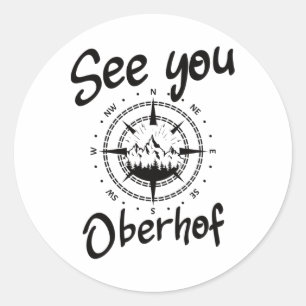Sehen Sie Ihr Wandern Oberhof Deutschland Urlaub S Runder Aufkleber