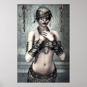 Sehen Sie kein schlechtes gotisches Kunst-Plakat Poster