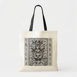 SEHEN SIE KEINEN FRIEDHOF SKELETON TRICK ODER BEHA TRAGETASCHE