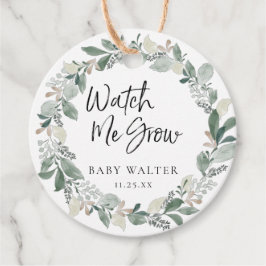 Sehen Sie mir wachsen zu | Eucalyptus Baby Shooter Geschenkanhänger