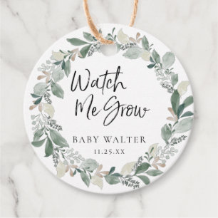 Sehen Sie mir wachsen zu Eucalyptus Baby Shooter Geschenkanhänger