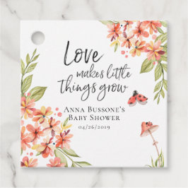 Sehen Sie mir wachsen zu | Ladybug Baby Dusche Gev Geschenkanhänger
